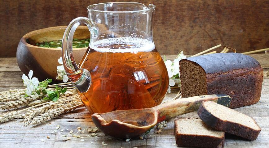 التخلي عن kvass على نظام غذائي البروتين